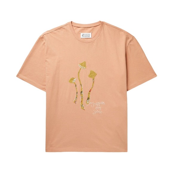 Maison Margiela $725 SS23 Trippin on you mushroom tee
